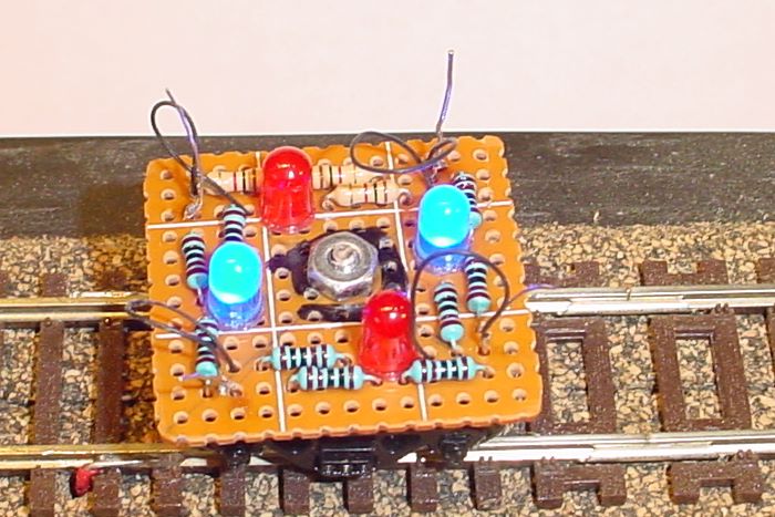 Discarded track tester