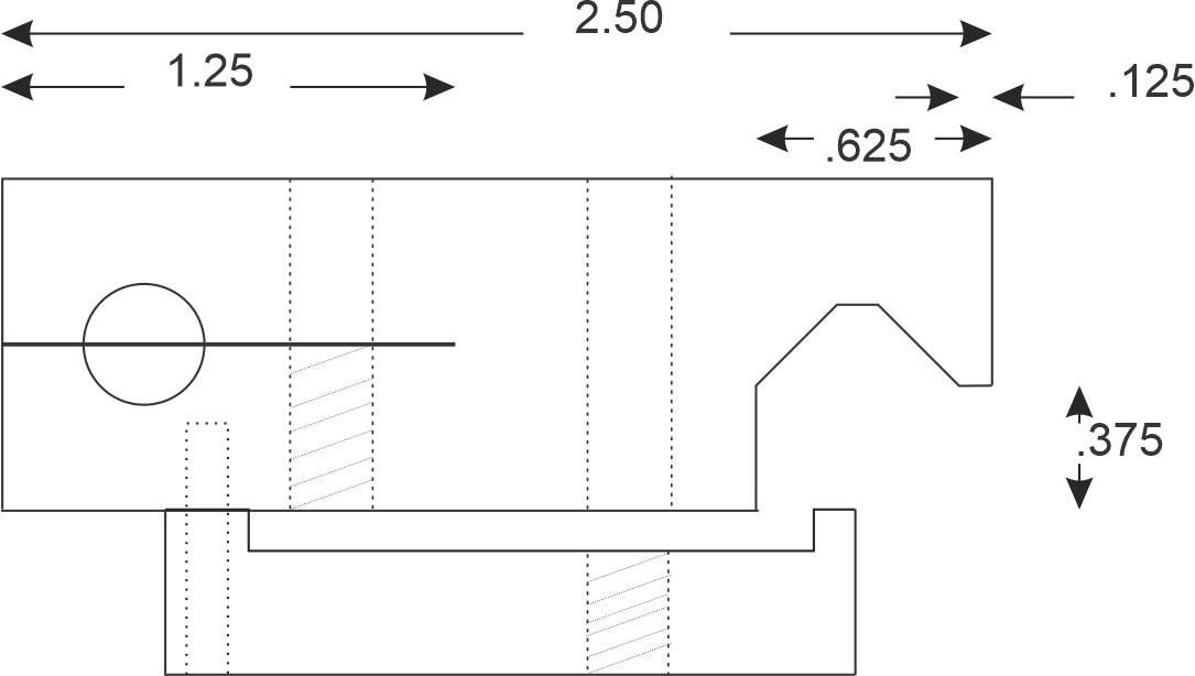 Drowing of bracket