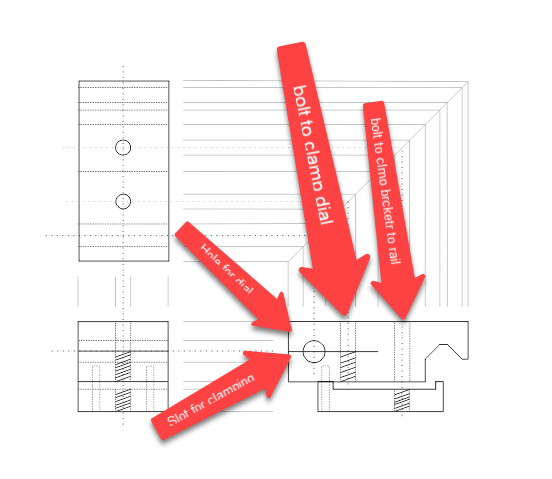 Schamatic of bracket