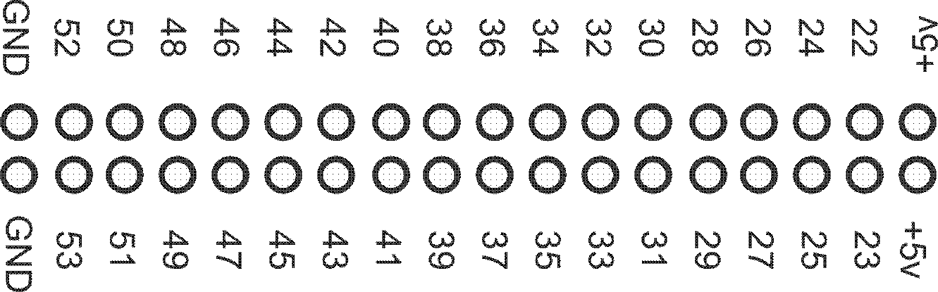 Arduino Maga IO Header pinout