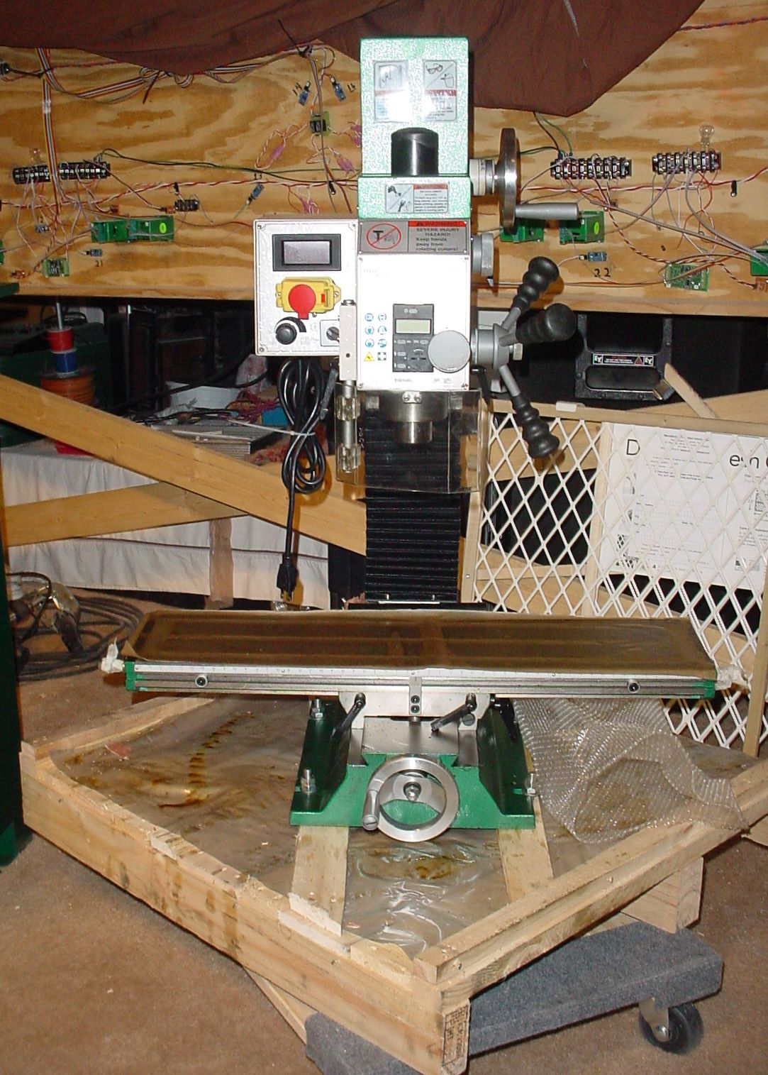 Mill ready for cleaning