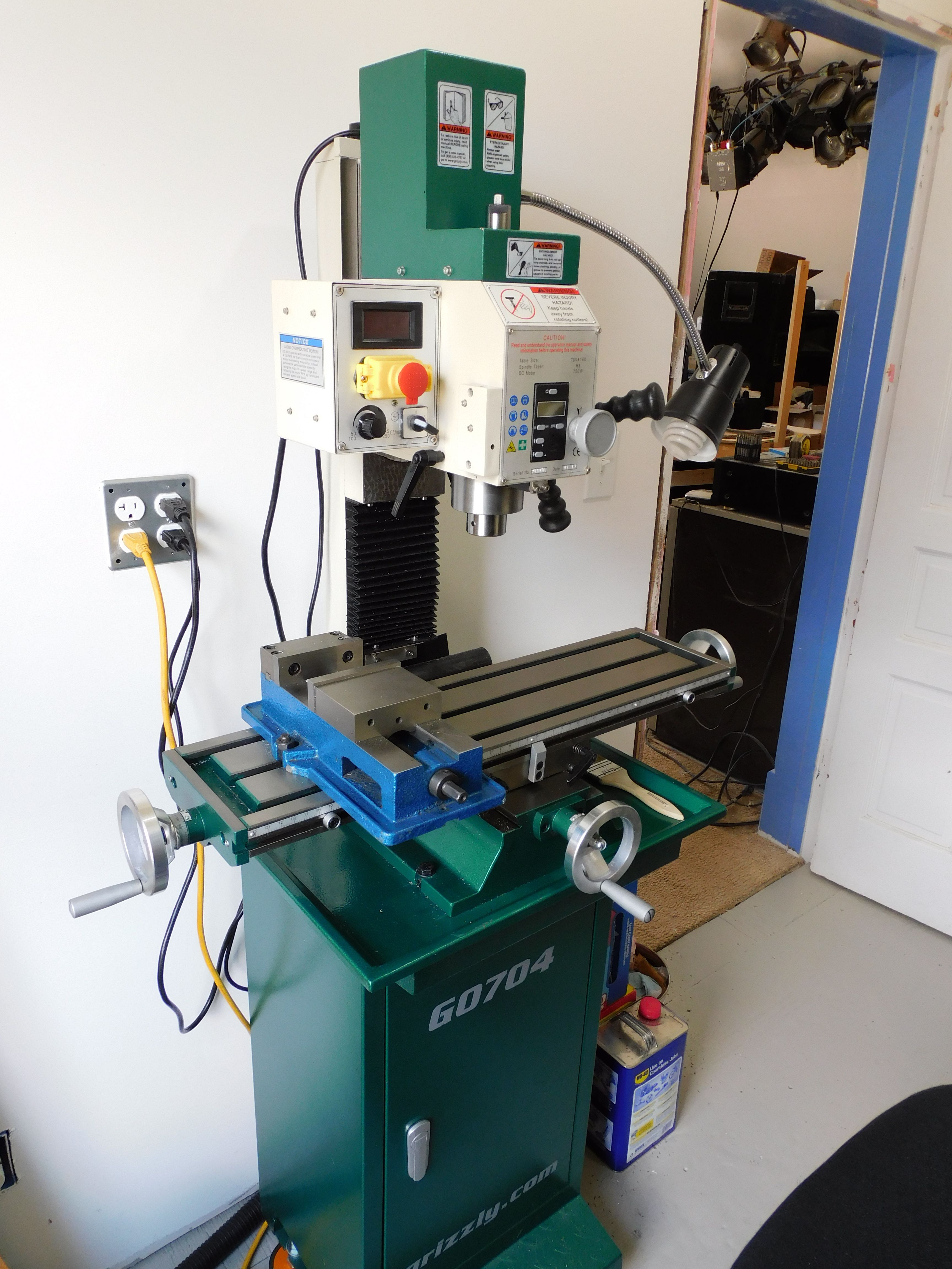 Vertical Mill in place ready for use