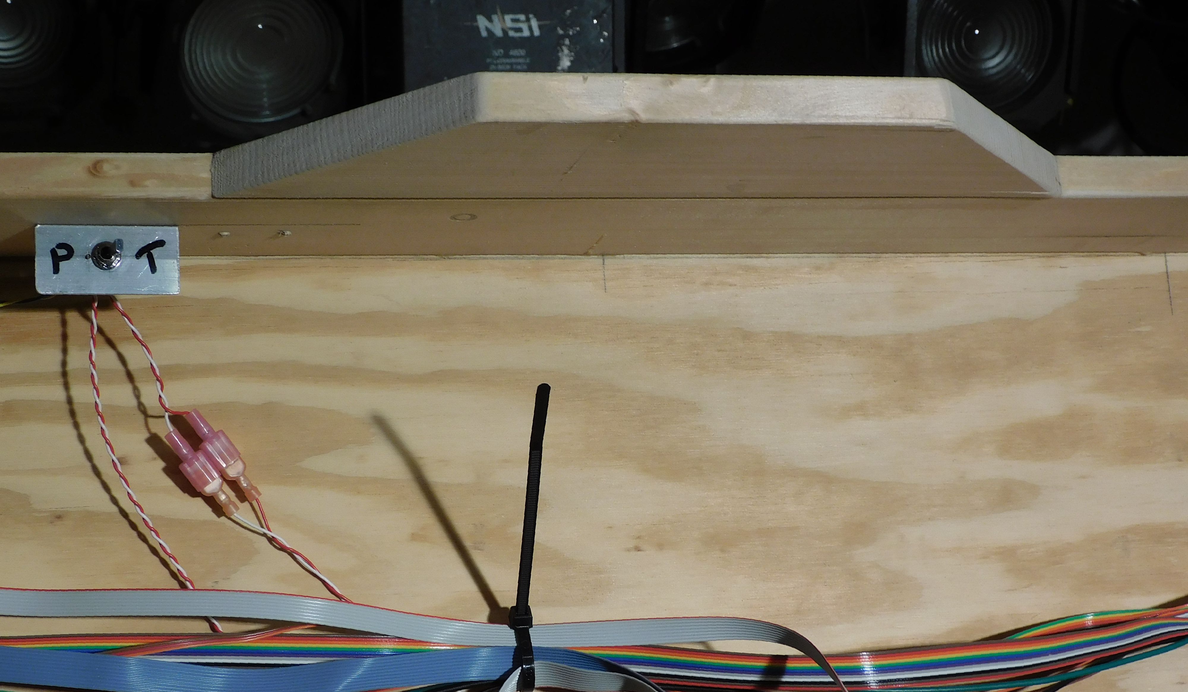 The Pi will be mounted under the top