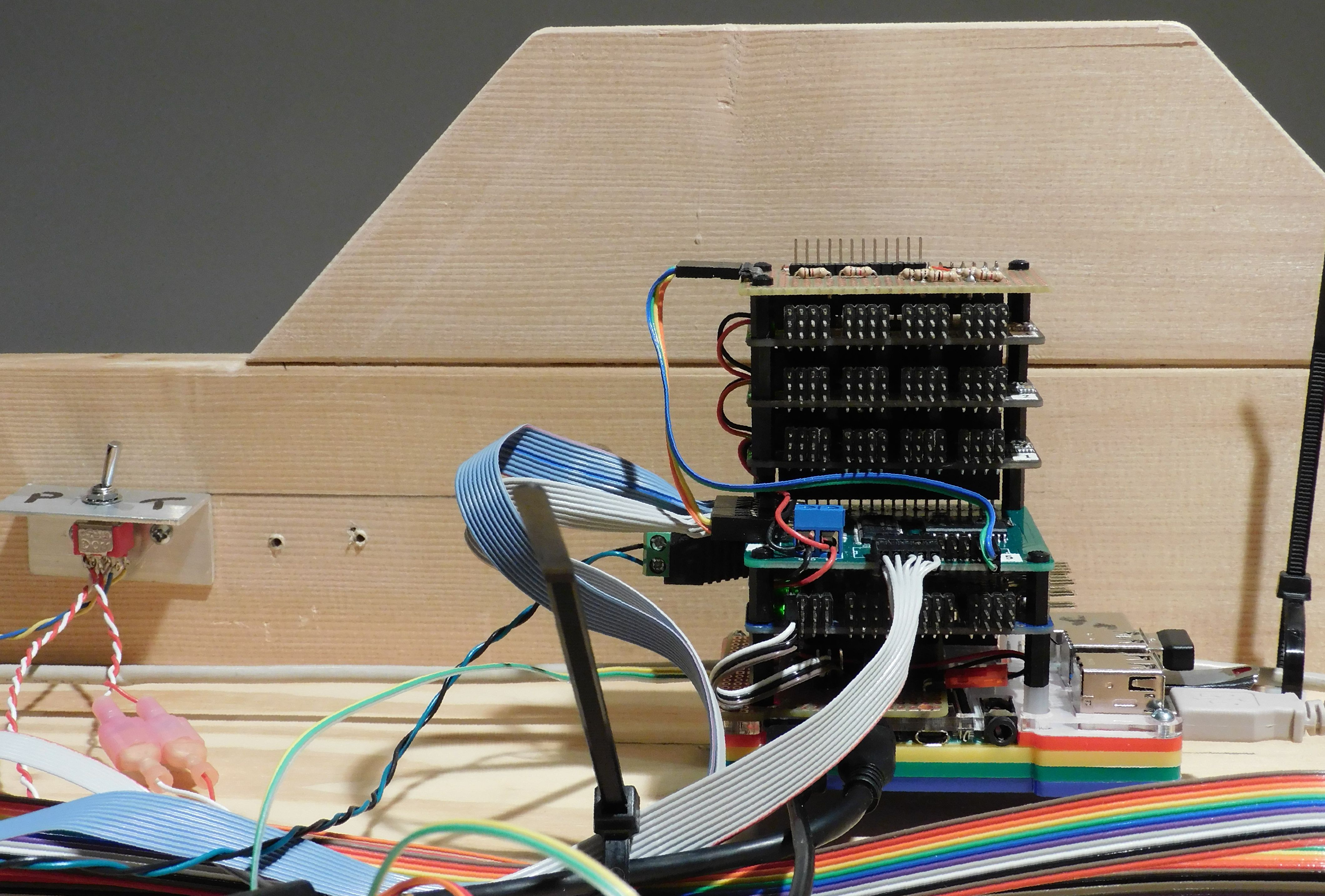 RPi Mounted under layout