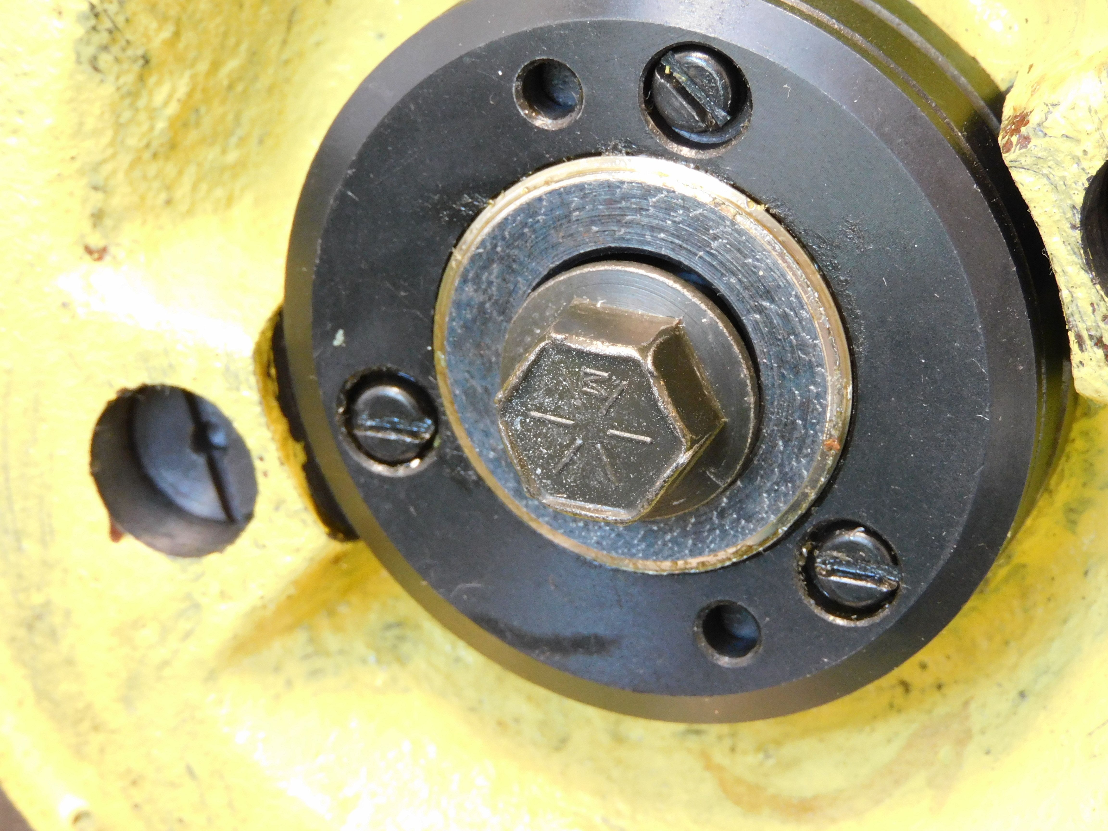 Bolt that will not work, close up