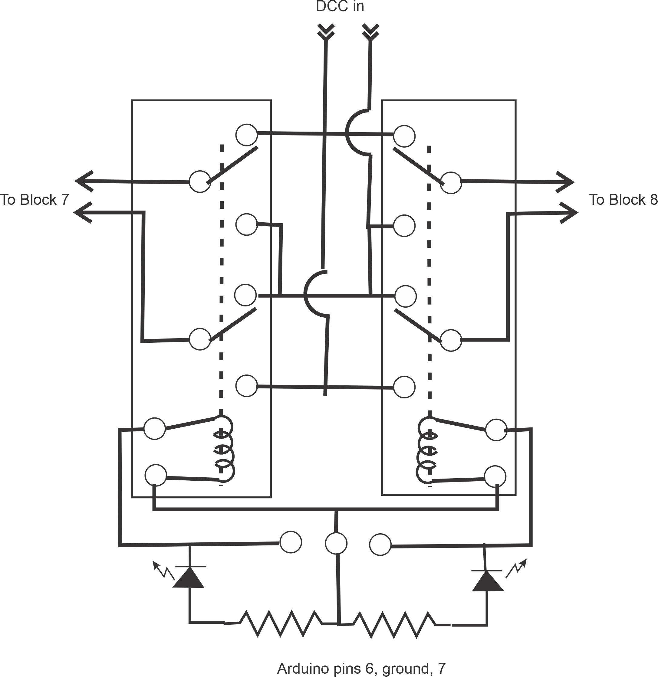 Circuit for the Relay board