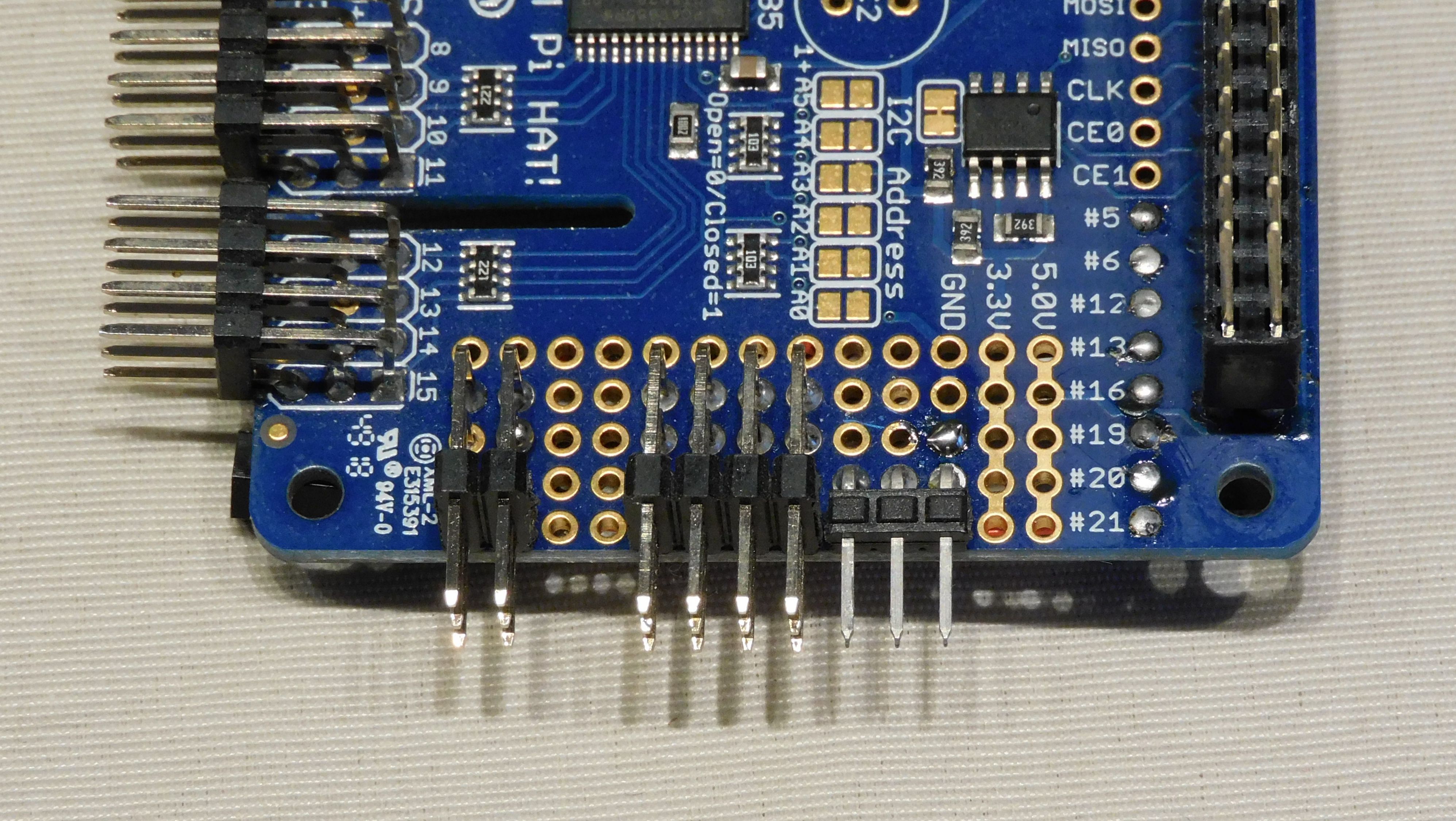 Raspberry Pi PWM HAT with modification (1)