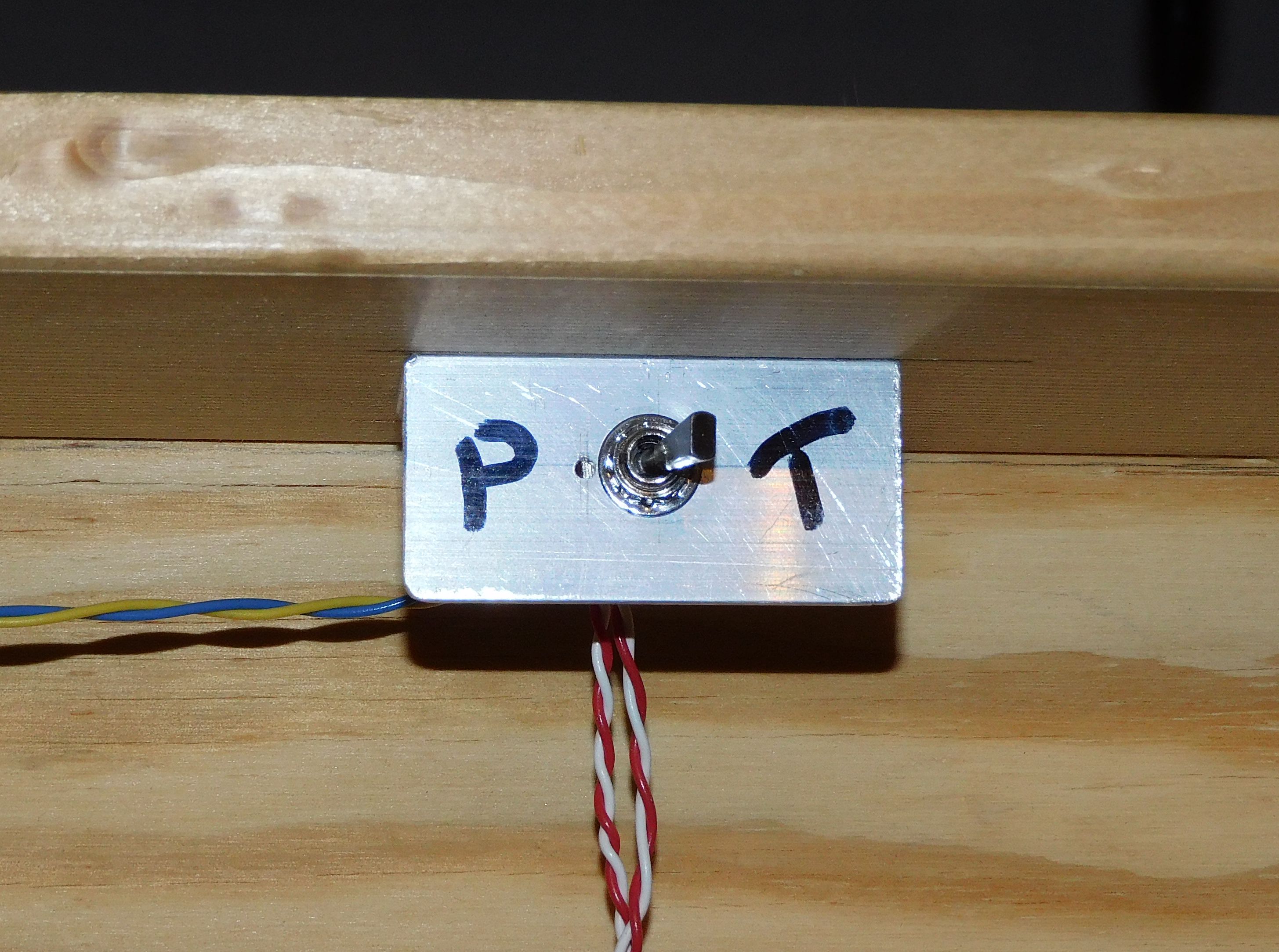 Switch, under layout, to control signal to track block 14