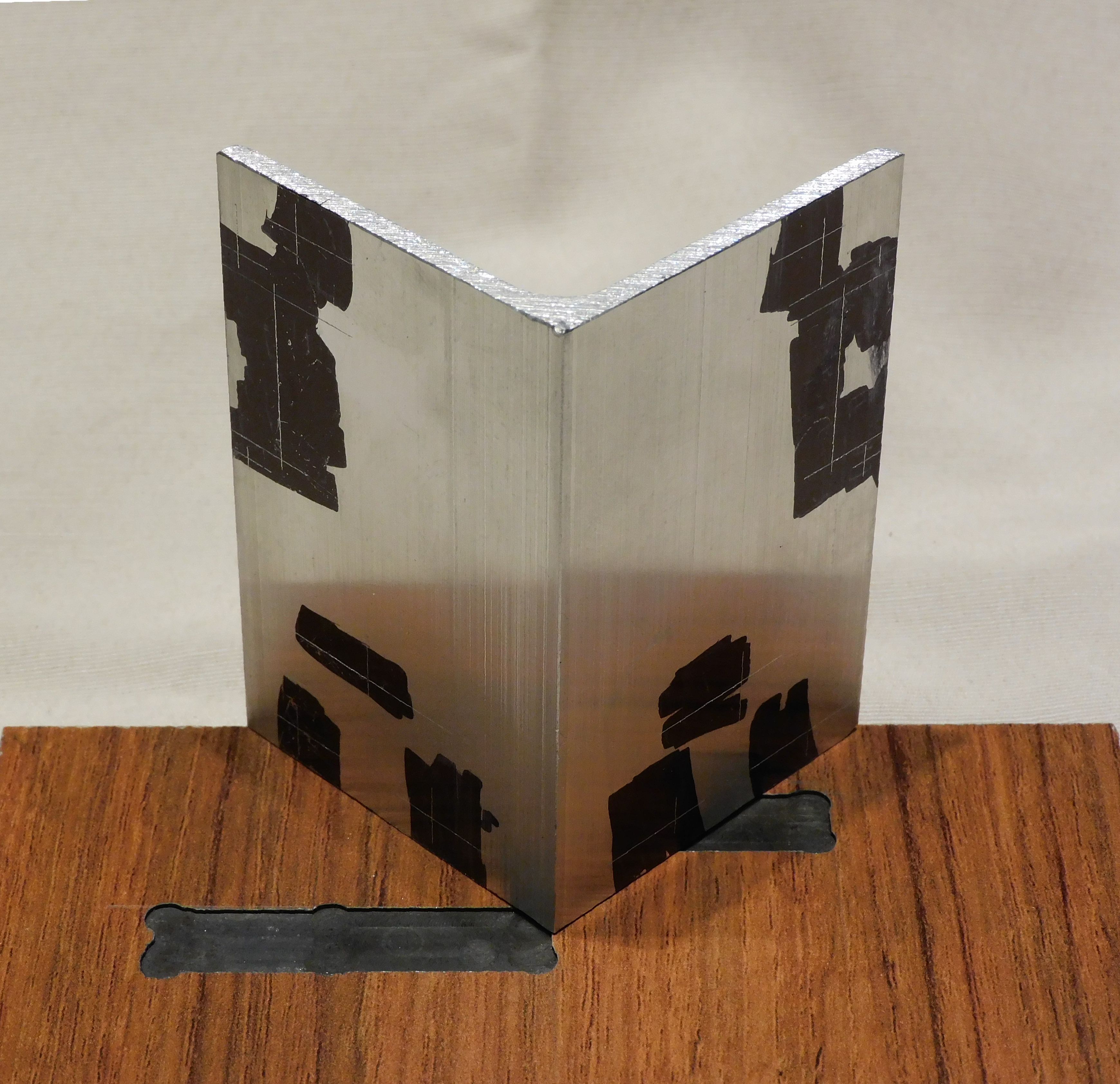bracket marked using hight gage 