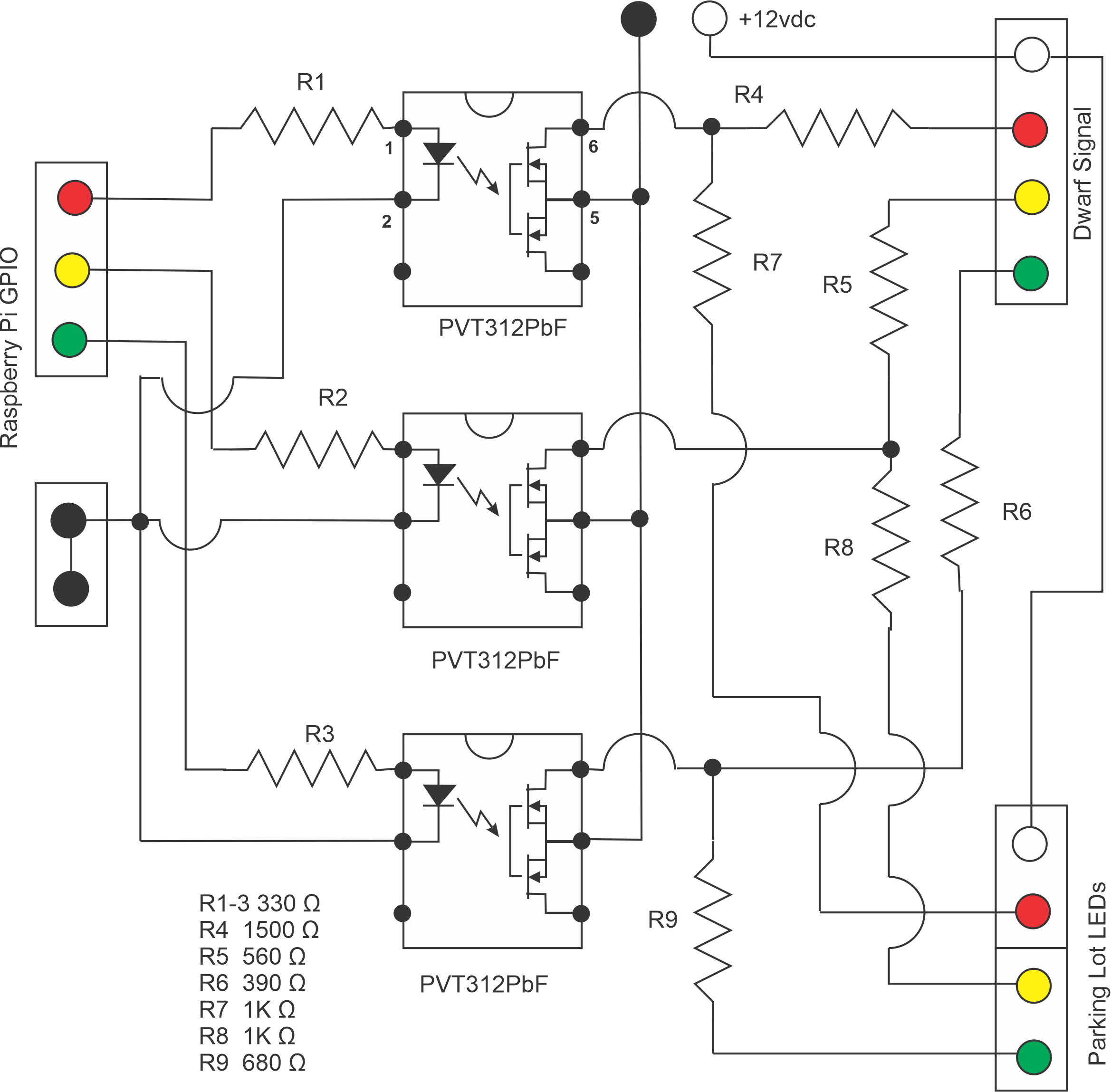 Voltage shifter schmatic