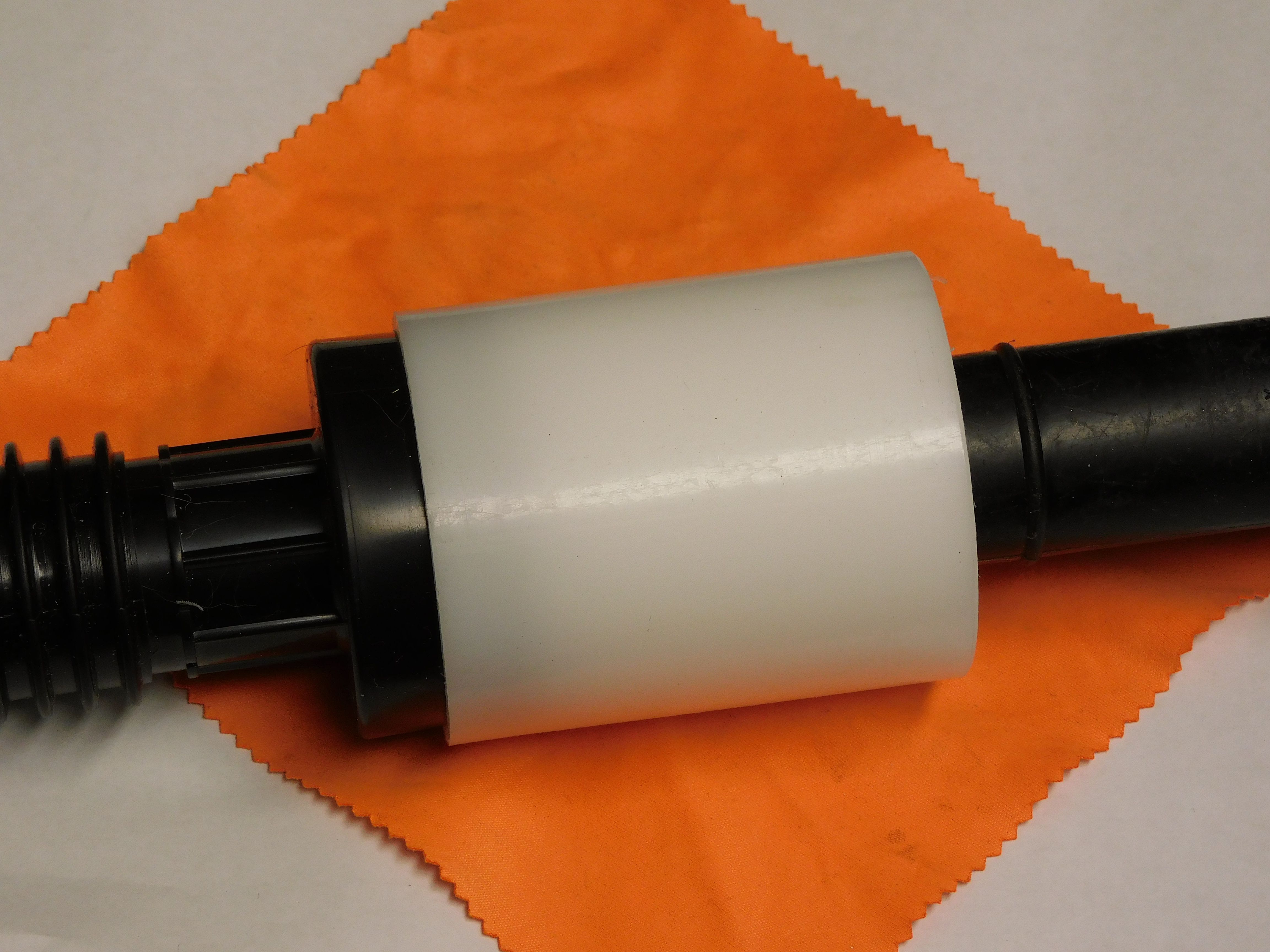 Vac coupling with hoses connected