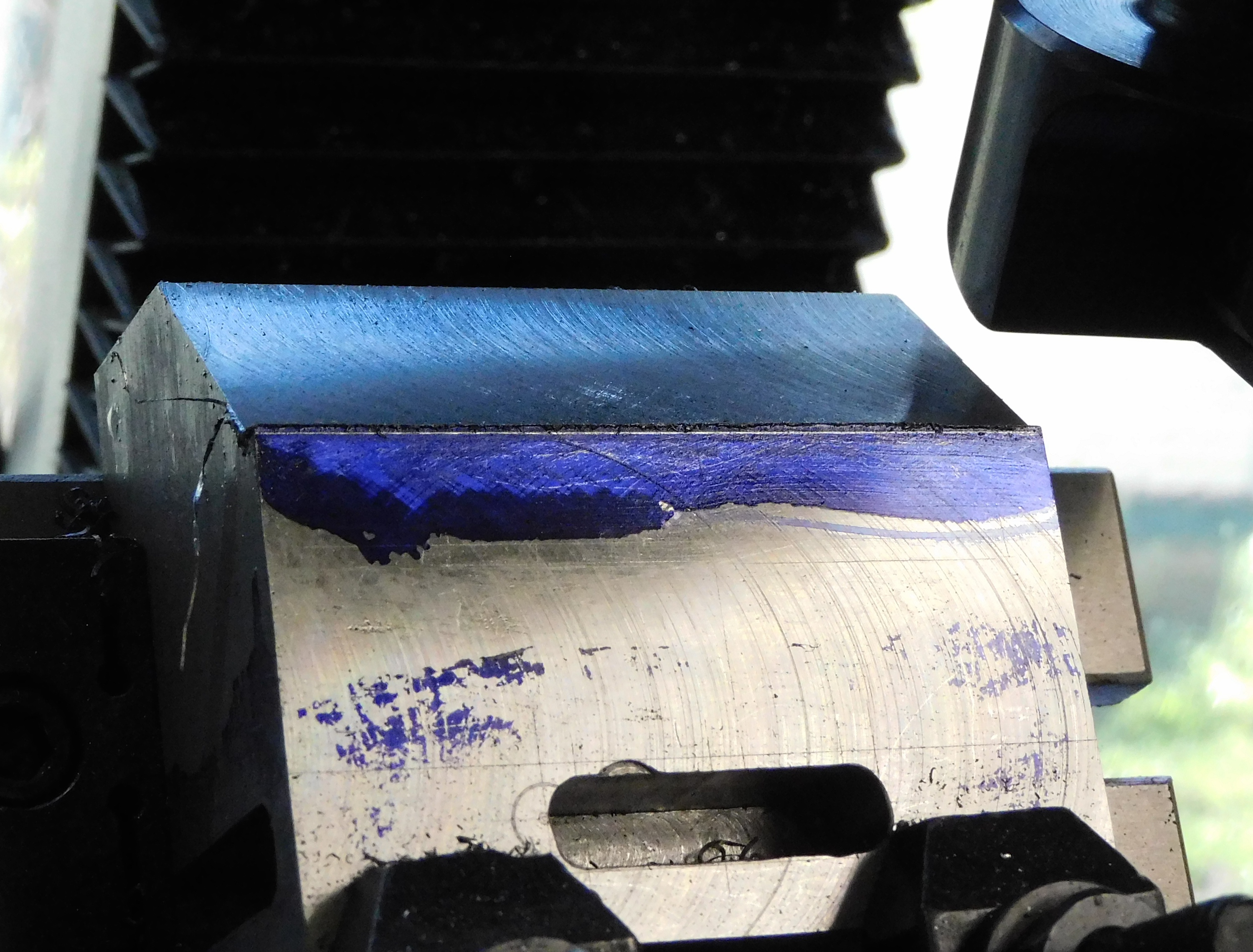 Starting to mill the jig.